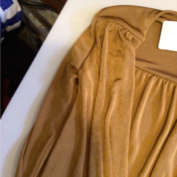 NEW! Free People turnt bodysuit marigold mustard - Picture 6 of 8